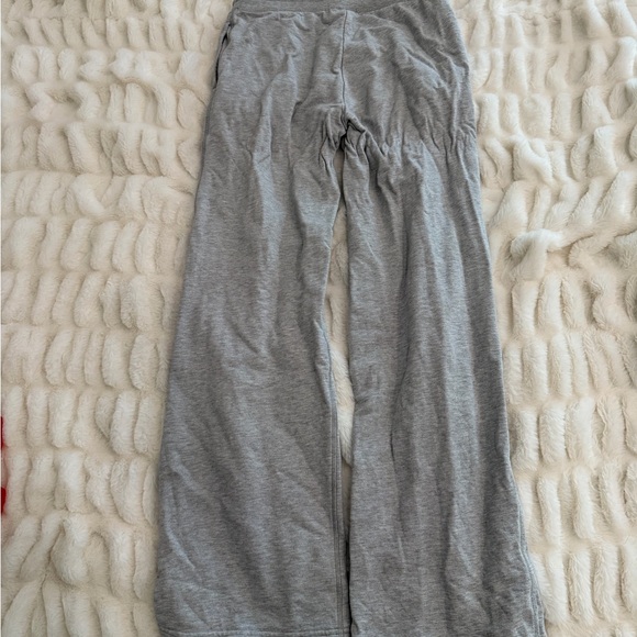 Aritzia Grey Wide-Leg Lounge Pants - Picture 2 of 3